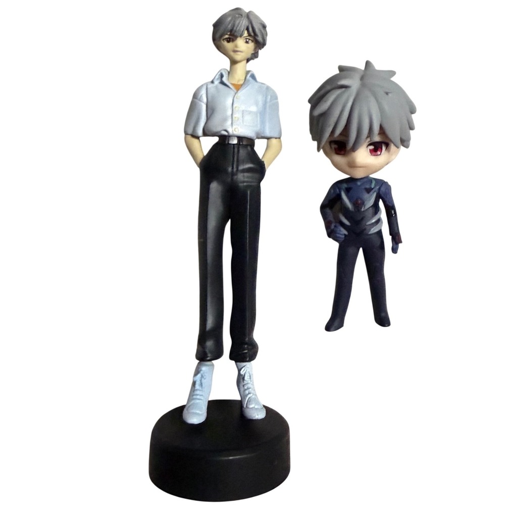 Neon Genesis Evangelion Kaworu Nagisa Figures School Uniform & Chibi Japan Anime